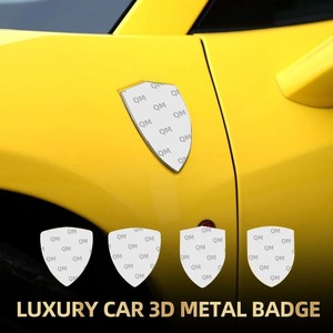 람보르기니 페라리 포르쉐 로고 자동차 앞 유리창 바디 배지 트렁크 스티커 3D 금속 수정 라벨 엠블럼 스타일링