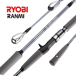 RYOBI RANMI RAPTOR II 보트 지깅 로드 탄소 섬유 MH 패스트 액션 낚싯대 루어 로드 1.8m