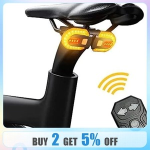 자전거 방향 지시등 후미등 LED 자전거 램프 USB 충전식 자전거 무선 조명 MTB 후미등 자전거 액세서리
