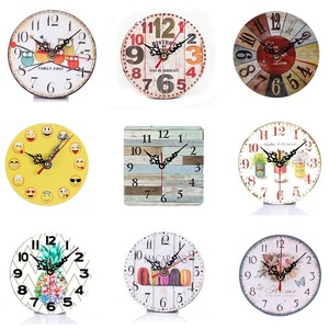유럽 스타일 레트로 작은 시계 홈 침실 세련된 창의력 조용한 작은 시계 선물 도매 시계 핫 세일