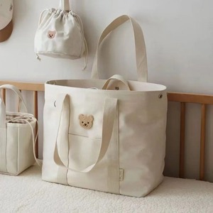 ZK50 한국 아기 기저귀 가방 미라 가방 귀여운 캔버스 핸드백 아기 용품 보관 가방 기저귀 캐디 가방 출산 가방