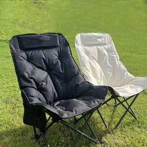 Aoliviya 공식 두꺼운 접이식 의자 야외 휴대용 접이식 의자 캠핑 낚시 의자 달 의자 레저 접이식 의자 Lun
