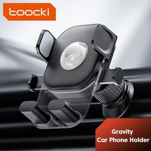 Toocki Gravity 차량용 휴대폰 거치대 환기구 클립 GPS 스탠드 아이폰 14 13 삼성 S23 샤오미 화웨이 리얼미 차량용 휴대폰 지지대