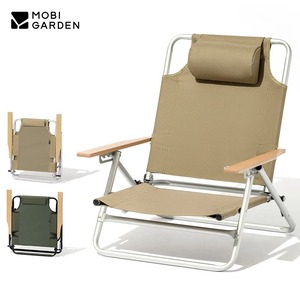 MOBI GARDEN 모비가든 캠핑 리클라이너 의자 알루미늄 체어 4단 조절가능 휴대용 접이식