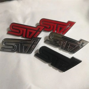 SUBARU XV 레거시 포레스터 임프레자 STI WRX ABS 전면 후드 그릴 엠블럼 자동차 스티커
