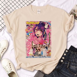 Oshi No Ko 티 만화 Y2K 티셔츠 소녀 애니메이션 의류