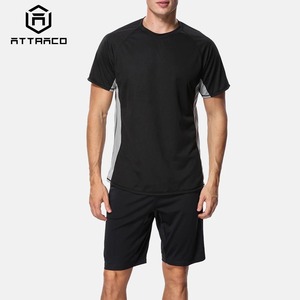 Attraco-남성용 러쉬가드 드라이 핏 셔츠 남성용 다이빙 셔츠 UV 보호 서핑 래쉬 가드 탑 UPF 50 + 비치웨어