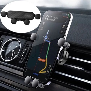 중력 차량용 휴대폰 거치대 아이폰 13 12 프로 샤오미 삼성용 차량용 GPS 지원 에어 벤트 클립 마운트 모바일 휴대폰 스탠드