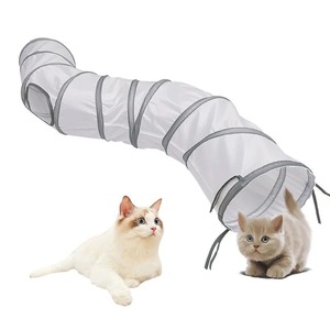 고양이 터널 접이식 반려동물 장난감 새끼 고양이 반려동물 훈련 인터랙티브 재미있는 장난감 터널 강아지 새끼 고양이 토끼 놀이 터널 튜브