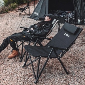 높이 조절 가능한 알루미늄 합금 접이식 의자 휴대용 등받이 쿠션 야외 캠핑 피크닉 의자 신제품