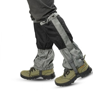 고급 남녀공용 야외 등산 스노우 방수 등산화 발 커버 게이터 스패츠 하이킹 사막 모래 바람 방지 자전거 발 커버 레그 워머