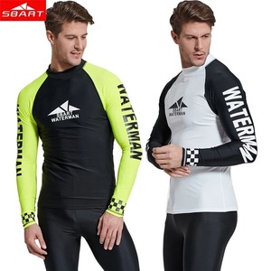 남성용 긴팔 수영복 자외선 차단 의류 초탄성 수영 다이빙 서핑 비치 코트 한 쌍 티셔츠