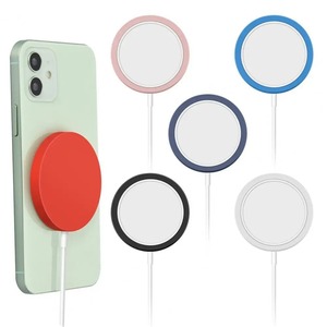2021 소프트 실리콘 휴대폰 무선 충전기 어댑터 보호 케이스 커버 애플 맥세이프 아이폰용 새로운 액세서리 도매